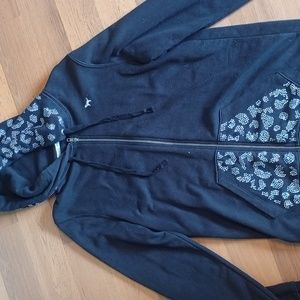 Victoria's Secret zip up hooded sweatshirt size medium